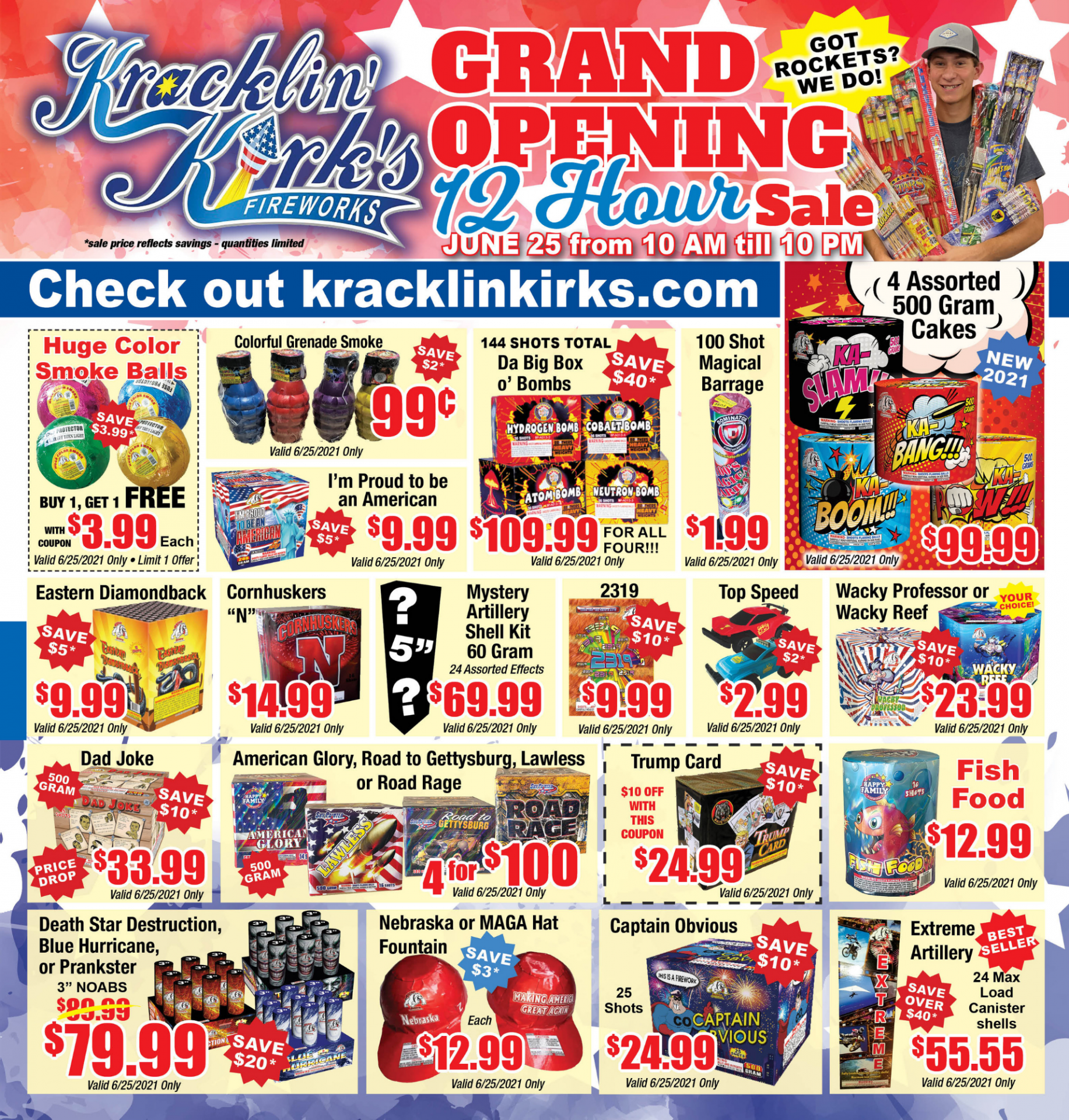 Kracklin Kirks 2021 SALE FLYER - PAGE 1